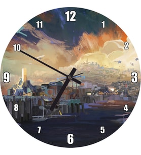 Cakatablo Disco Elysium Sanat Eseri Aleksander Rostov Oyun Sanat Duvar Saati