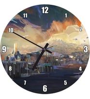 Cakatablo Disco Elysium Sanat Eseri Aleksander Rostov Oyun Sanat Duvar Saati