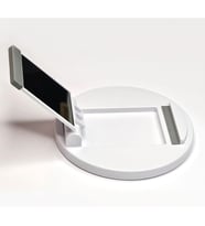 Lexroo TeknolojikReyon Sabitleyici Telefon Tablet Tutucu Stand Aynalı Açılır Kapanır Kapaklı (beyaz)