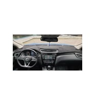 2015+ Modellerine Uygun Nissan Qashqai Torpido Koruma Halısı Siyah Kenar Renk Siyah