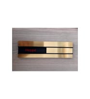 Satine Gold Özel Seri Meşgul & Müsait Levhası