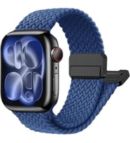 Apple Watch Uyumlu Manyetik Tokalı Örgü Kordon - 49mm/46mm/45mm/44mm/42mm/41mm/40mm/38mm Uyumlu - Apple Watch SE & Ultra 3/2/1 & Series 11-1
