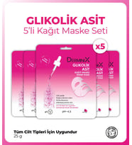 Derminix Glikolik Asit Kağıt Maske 5 Adet