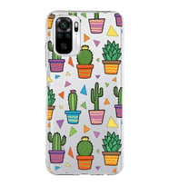 PrintiFy Xiaomi Redmi Note 10 ile Uyumlu 1mm Slim Fit Water Color 4 Baskılı Şeffaf  Kılıf