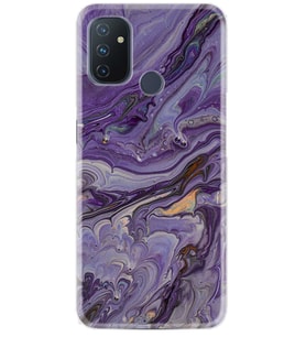 Kılıfland One Plus Nord N10 Kılıf Silikon Resimli Kapak Abstract Purple Stok 1070