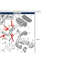 PEUGEOT 206 207 307 308 1.6 HDI HAVA FİLTRE BORUSU       1434E1