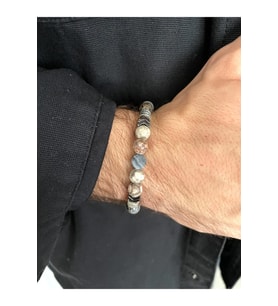Unisex - Şık Tasarım Doğal Taş Bileklik