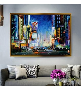 Altın Çerçeveli dekoratif tablo a793 (Gold)