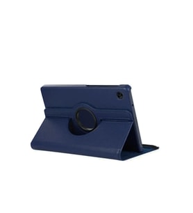 Pilelistore   Samsung Galaxy Tab A11 360 Tablet Deri Kılıf - Lacivert