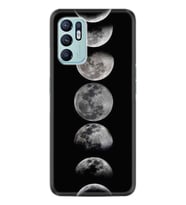 Oppo Reno 6 Kılıf Resimli Desenli Baskılı Silikon Great Moons 1354