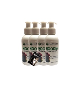 Hoodia Hot Slimming & Tight Gel 4 Adet Bel Basen Bacak Fazla Kilo Yağ Parçalayıcı Sıkılaştırıcı 150 ml + Jel Hediye