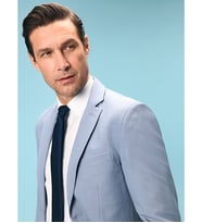 LCW BUSINESS Mavi Dar Kalıp Erkek Blazer Ceket