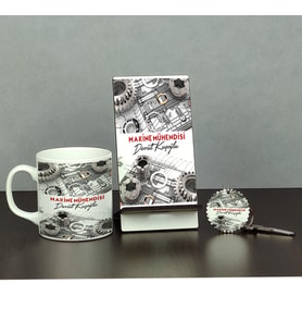 Makine Mühendisi Üçlü Set (Kupa + Telefon Standı + Anahtarlık) 001