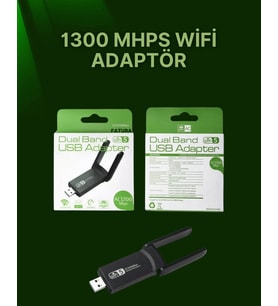 Northcity USB 3.0 Kablosuz Adaptör – 2.4GHz & 5GHz Hızlı Bağlantı Çözümü