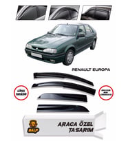 Renault Europa Cam Rüzgarlığı 4lü (Siyah)
