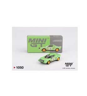 Mini GT 1050 Lancia Stratos HF #4 1979 Spanish Rally Champion 1/64 Model Araba (Yeşil)