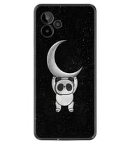 General Mobile GM 24 Pro Kılıf Resimli Desenli Silikon Platinium Series Panda Moon 1811