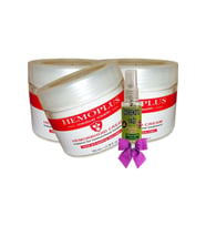 Hemoplus Bakım Kremi 100 ml x 3 adet + Çörek Otu Yağı 30 ml