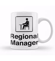 The Office Regional Manager Kupa Bardak Porselen