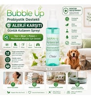 Bubble Up Kedi Köpek Yaşam Alanları İçin Alerji Karşıtı Sprey 50 ml