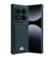 Xiaomi Redmi Note 14 Pro Plus Kelvin Kartvizitli Silikon - Koyu Yeşil
