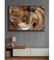 Koç stüdyo Modern tasarım kanvas tablo 50x70 (Çok Renkli)