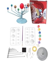 Sistemi Modeli 1 Paket Gezegen Sistemi Boya Fırça Eğitici Maket Deney Seti Plastik Gezegenler Alemi