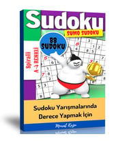 Büyük BOY SUMO Sudoku Yarışmalarına Hazırlık Kitabı (Seçilmiş 88 Sudoku)
