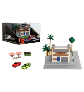 Jada Fast & Furious Nano Toretto's Cafe Nano Scene