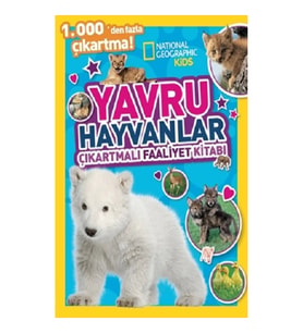 National Geographic Kids Yavru Hayvanlar Çıkartmalı Faaliyet Kitabı