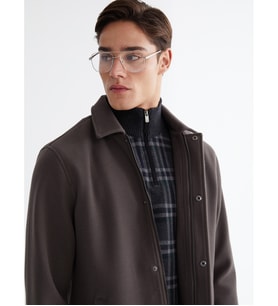 LCWAIKIKI Classic Haki Regular Fit Erkek Kaşe Mont