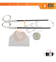 Audi A6 C6 S6 4F 4F2 4F5 2004-2011 4/5 Kapı 4F0839462 İçin Elektrikli Arka Sağ Cam Kriko Tamir Seti