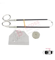 Audi A6 C6 S6 4F 4F2 4F5 2004-2011 4/5 Kapı 4F0839462 İçin Elektrikli Arka Sağ Cam Kriko Tamir Seti