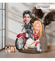 BK Gift Kişiye Özel Sevgililer Karikatürlü Büyük Boy Ahşap Biblo-12 Arkadaşa Hediye , Sevgiliye Hediye, Kişiye Özel Biblolar