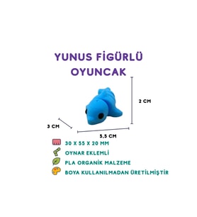 Yunus Figür - 3D Deniz Canlısı Oyuncak