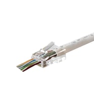 MPC6U3EZ CAT6 PLUG U/UTP EZRJ45 YENİ NESİL ALTIN UÇ KONNEKTÖR 100 LÜ PAKET