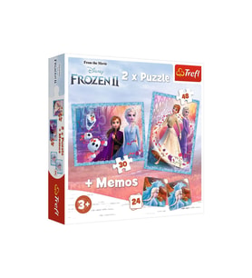 Puzzle Frozen 2 2 in 1 3 Yaş+