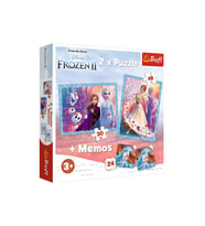 Puzzle Frozen 2 2 in 1 3 Yaş+