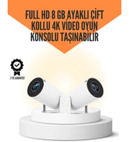 10.000 Oyun Destekli, Çift Kollu 4k Projeksiyon – Hdmı, Usb, Aux, Ethernet Yok