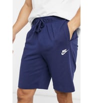 Nike Sportswear Club Jersey Cotton Shorts Unisex Pamuklu ince Yazlık Şort Lacivert