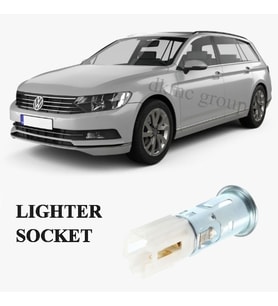 PASSAT B8 VARİANT STATİON WAGON 2015-2018 MODEL ARASI UYUMLU ÖN ÇAKMAK İÇİN SOKET