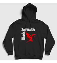 Presmono Unisex Siyah Henry Black Sabbath Kapüşonlu Sweatshirt 17668tt