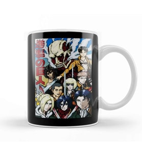 Attack On Titan 03 Kupa Bardak Porselen