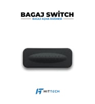Renault Clio 3, Megane 3 ve Fluence Uyumlu Bagaj Açma Düğmesi Butonu Switch OEM 8200385515