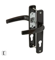 PLASTİK DOĞRAMA KAPI KOLU BARELLİ RENKLİ (SİYAH)
