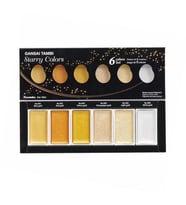 Zig Kuretake Gansai Tambi Sulu Boya Seti 6lı Starry Colors