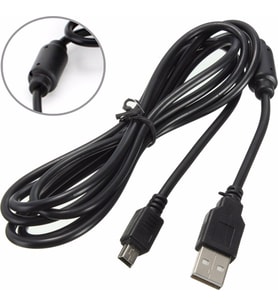 Ps3 Oyun Kolu Controller Joystick Playstation 3 Charcing Usb Şarj Kablosu (Siyah)