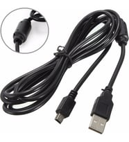 Ps3 Oyun Kolu Controller Joystick Playstation 3 Charcing Usb Şarj Kablosu (Siyah)