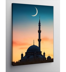 Kanvas Tablo Ay Ve Cami