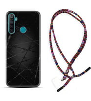 Realme 5i 5 Pro 6i 7 Pro 8 Kılıf Boyun Asklı Rasta Silikon Dikenli Tel 1779